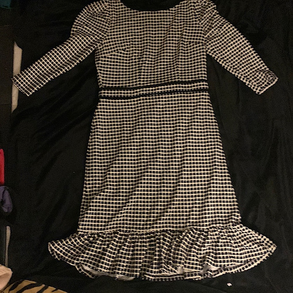 Talbots textured midi dress